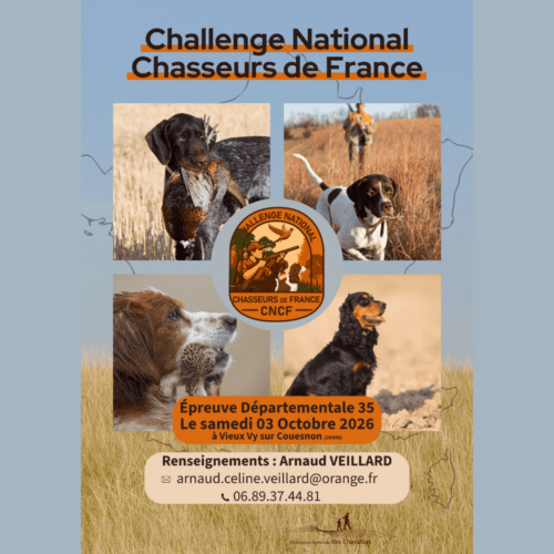 Challenge National Chasseurs de France – Épreuve Départementale 35